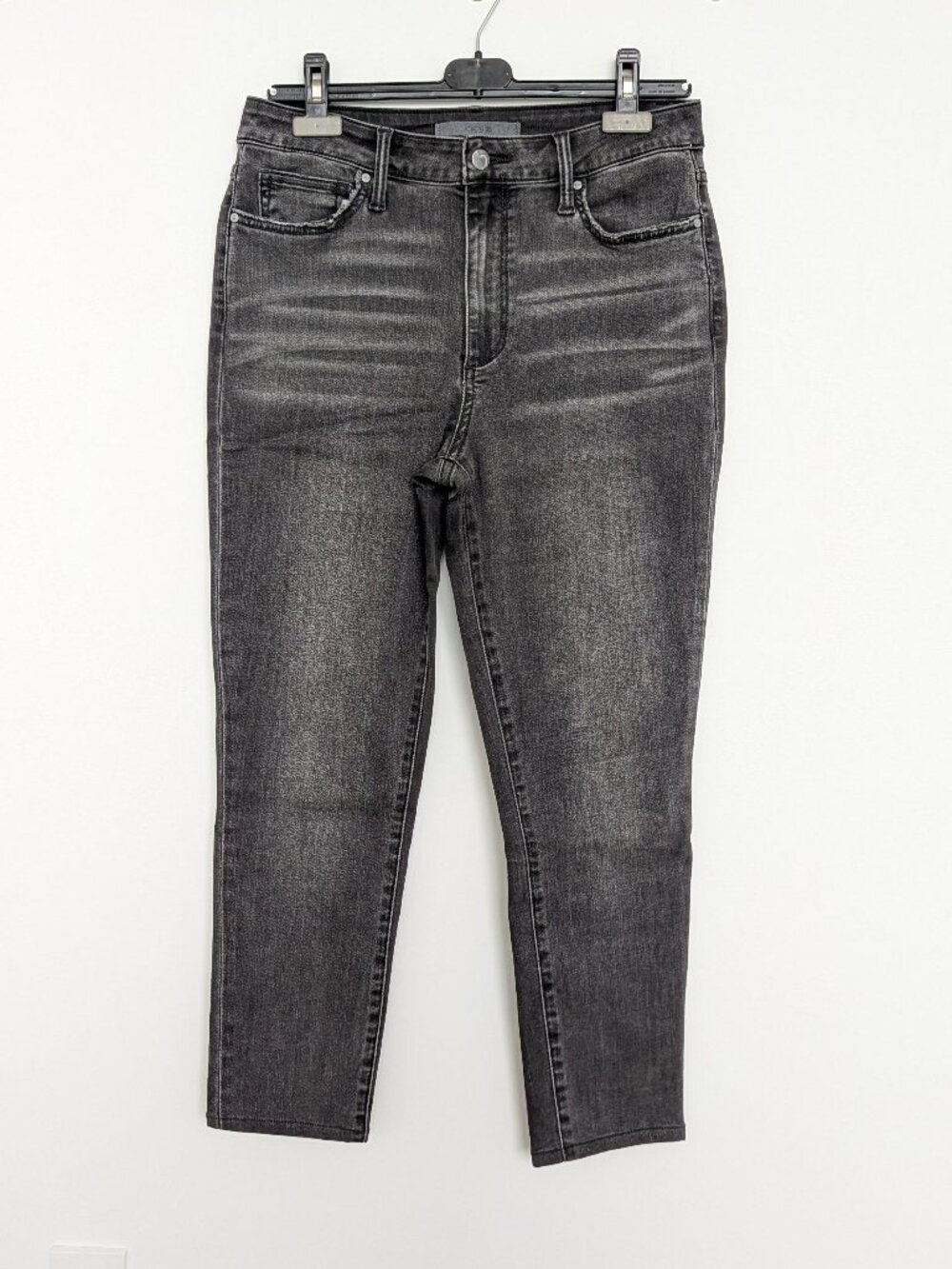 Joe's Jeans High-Rise Skinny Ankle Jeans – Grey/Black, Women's 30